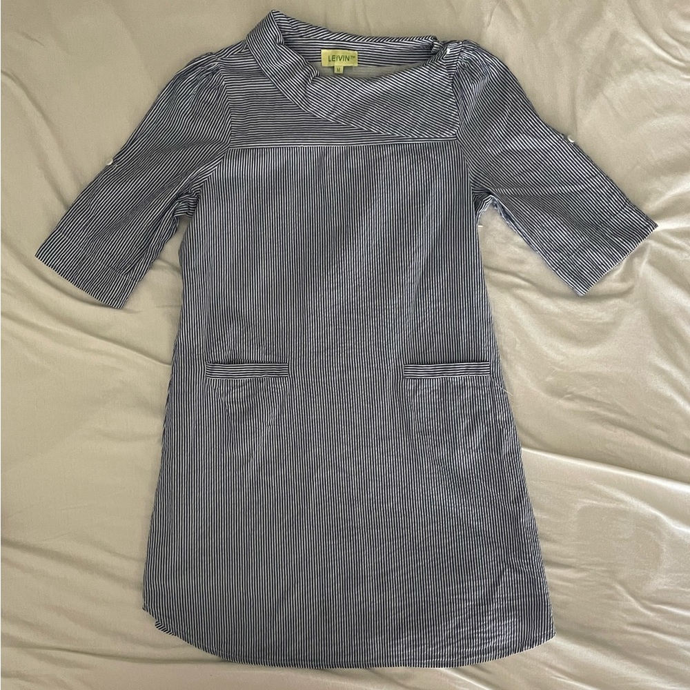Leivin vintage striped mini dress
